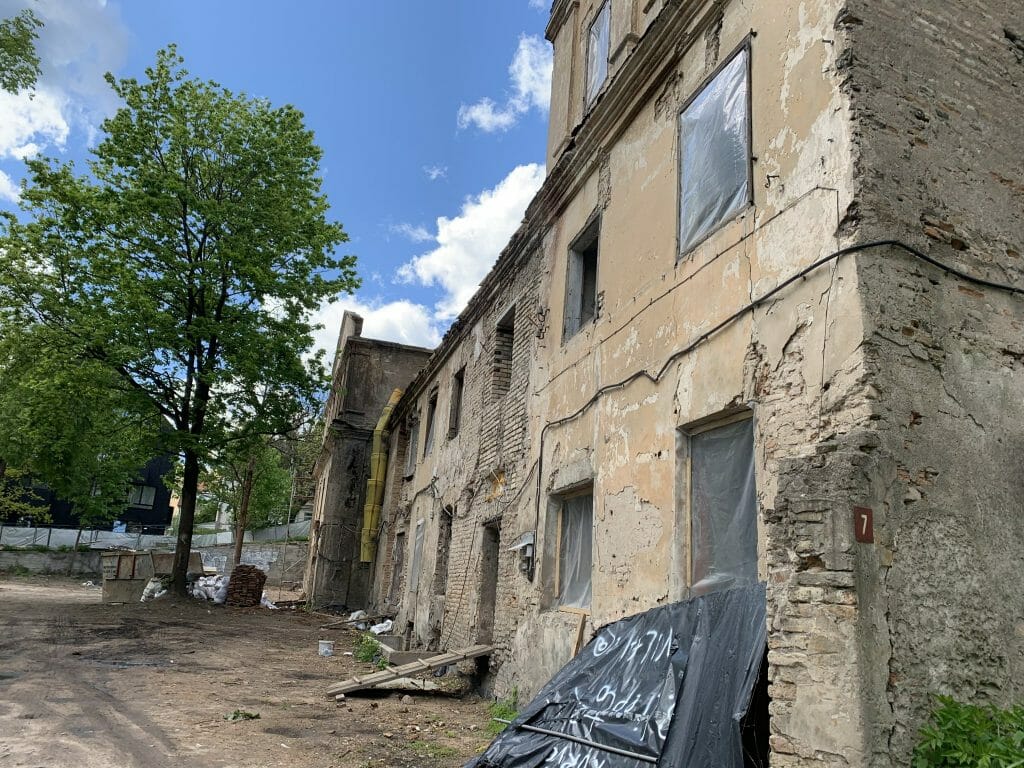 Reformatų Sinodo rūmai (Pylimo g. 7) - Multi apartment - construction photos