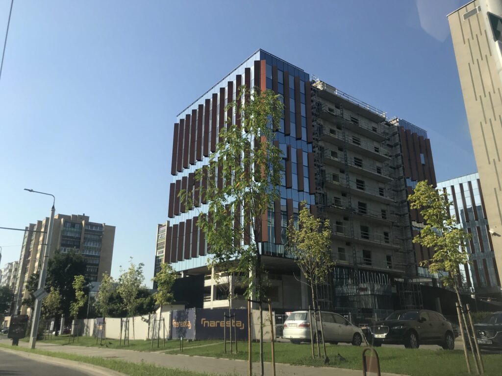 S28 (Savanorių pr. 28) - Office center - construction photos