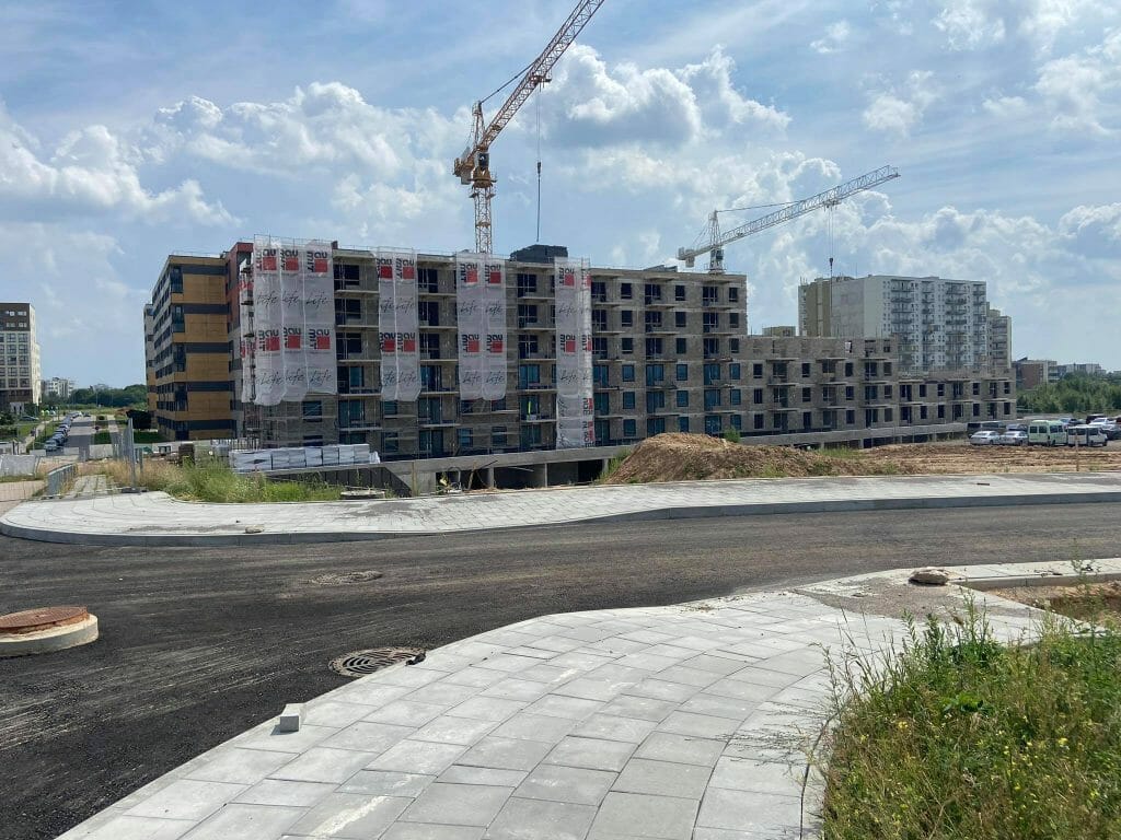 Vakarų Lėnas (Girulių g. 22) - Korterelamu - ehituse fotod