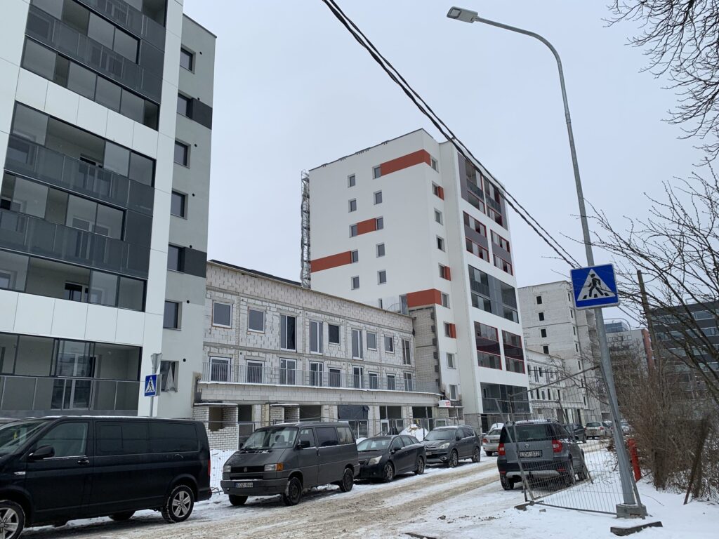 K17 (Kernavės g. 15, 17) - Multi apartment - construction photos