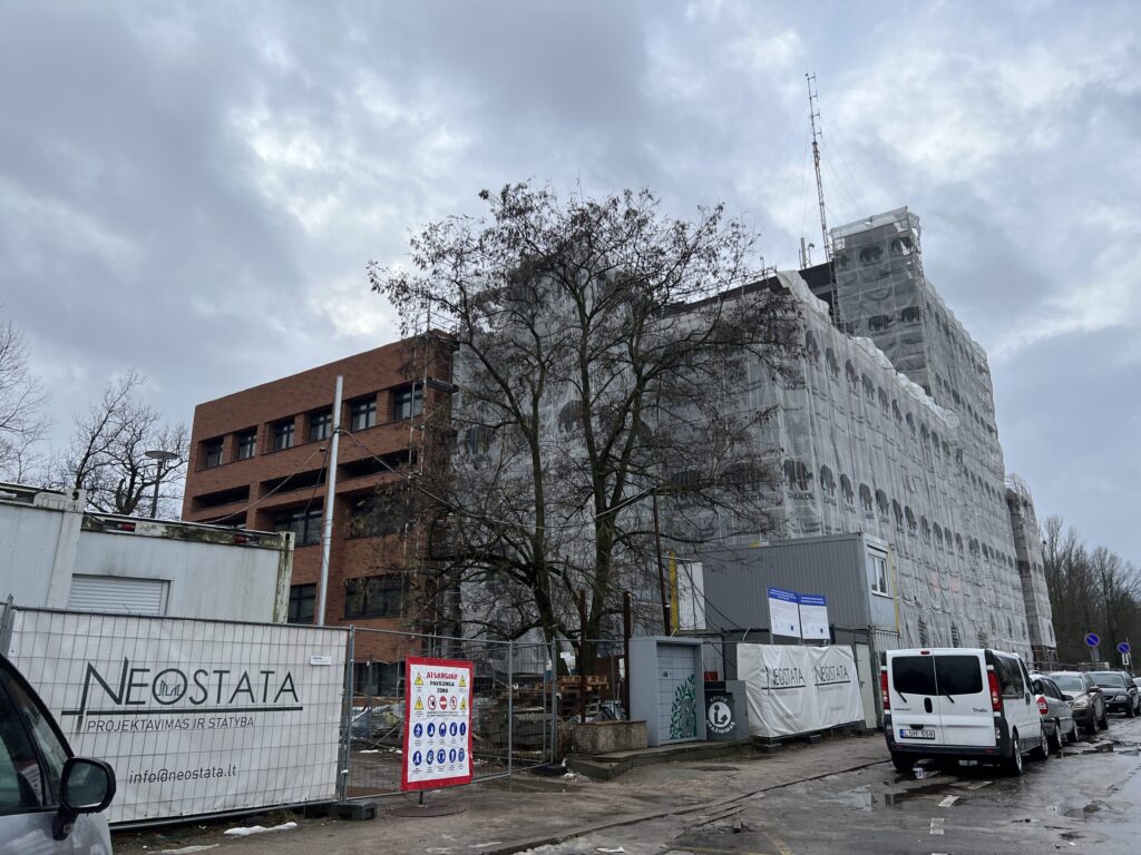Kauno apskrities viešoji biblioteka (Radastų g. 2) - Library - construction photos