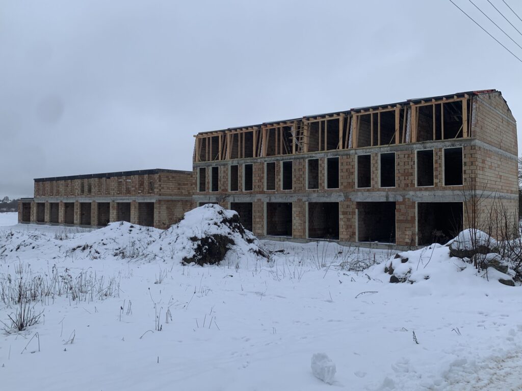 Edinburgo namai 1 etapas (Edinburgo g. 35) - Sublokuoti namai - statybų nuotraukos