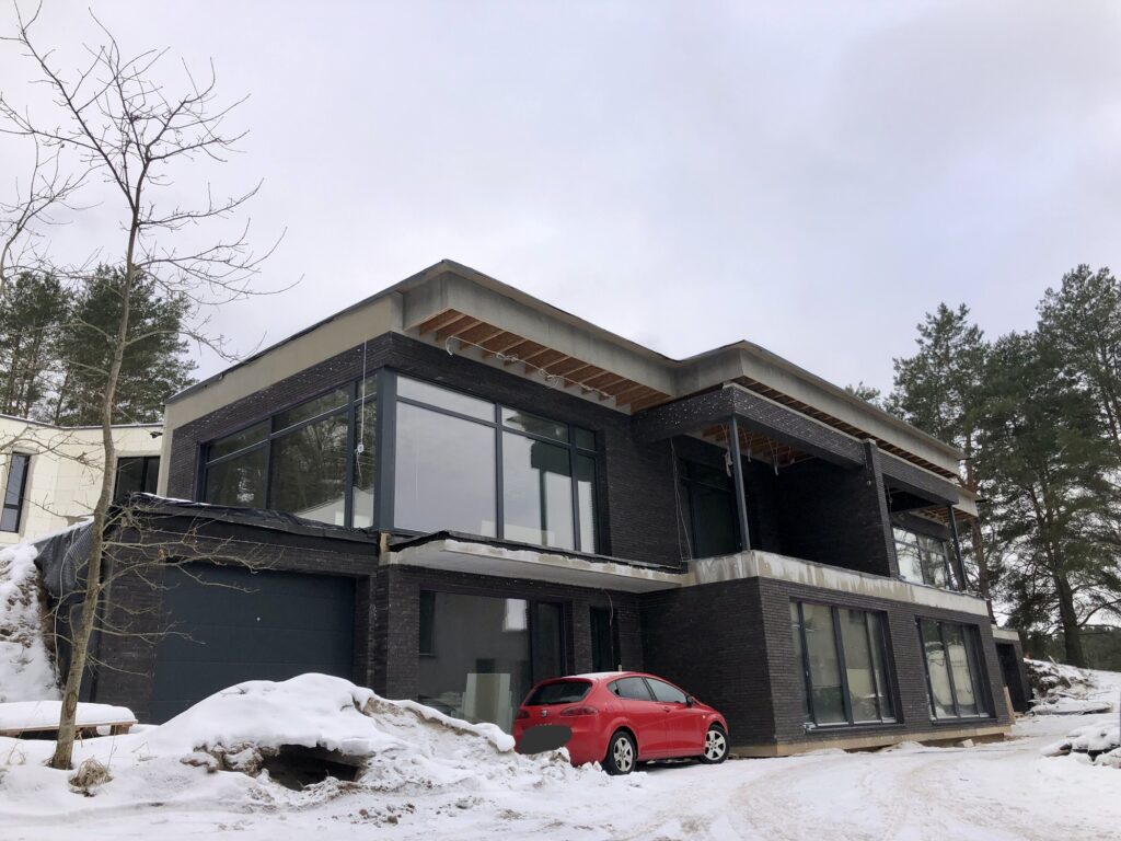 Terasų g. 21 (Terasų g. 21) - Row housing - construction photos