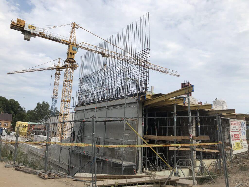 PAUPYS 7 etapas (Aukštaičių g. 19, Paupio g. 50) - Multi apartment - construction photos