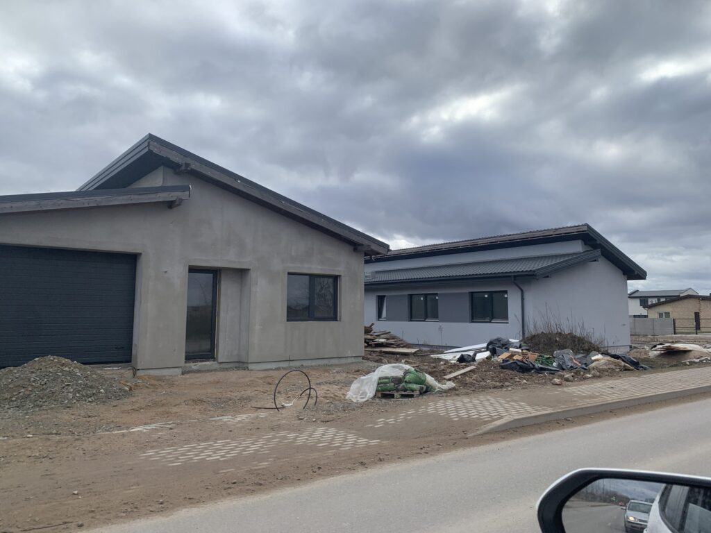 17 perlų (Uždaroji g.) - Private house community - construction photos