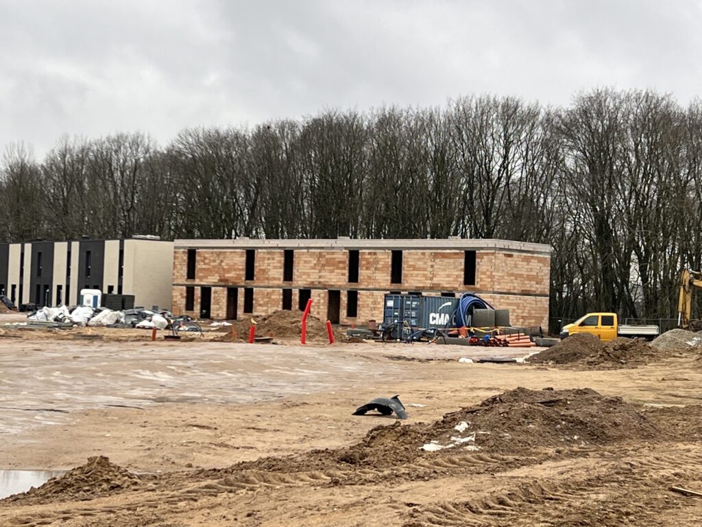 MO Garden 1 etapas (sublokuoti namai) (Mozūriškių g. 188, 200, 202, 204, 206, 208, 210, 212, 222, 224, 226, 228) - Row housing - construction photos