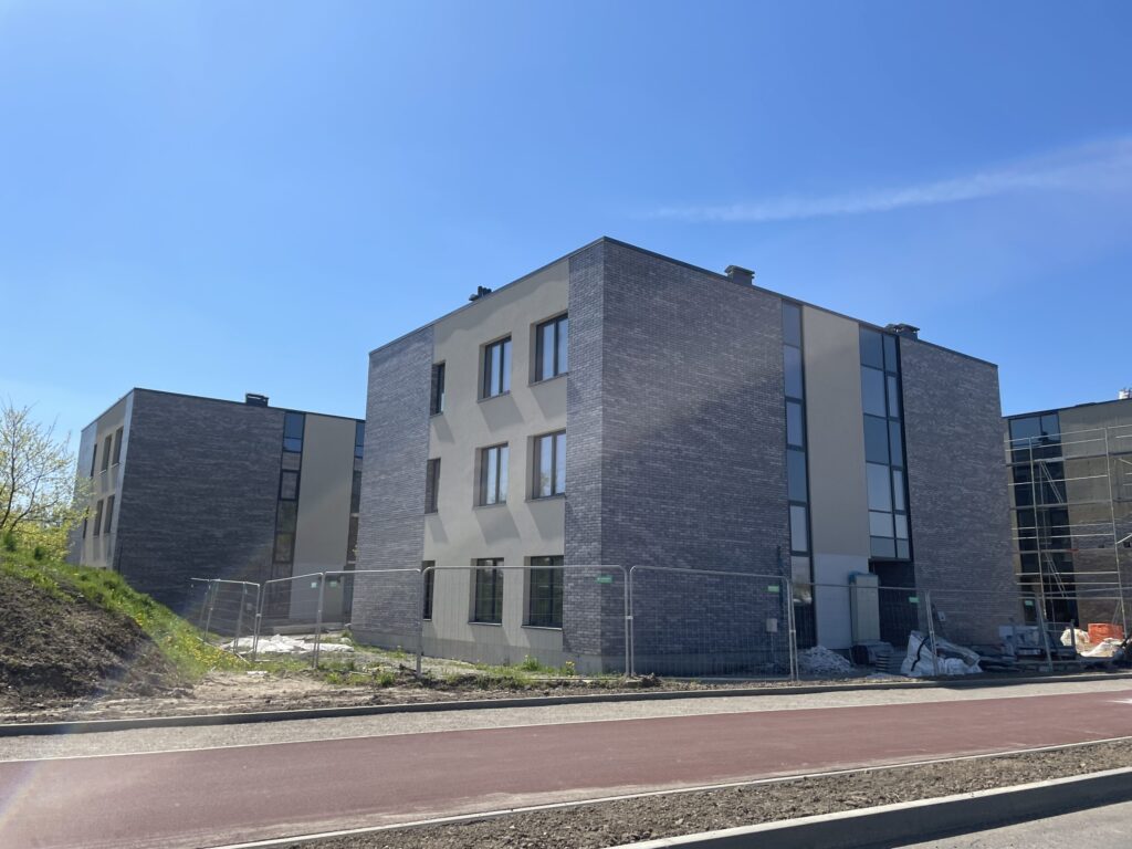 Ąžuolų alėja Paupiuose | 1 etapas (Klemiškės g. 18) - Multi apartment - construction photos