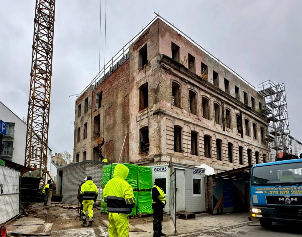 PAUPYS 11 etapas (Aukštaičių g. 14) - Daugiabutis - statybų nuotraukos