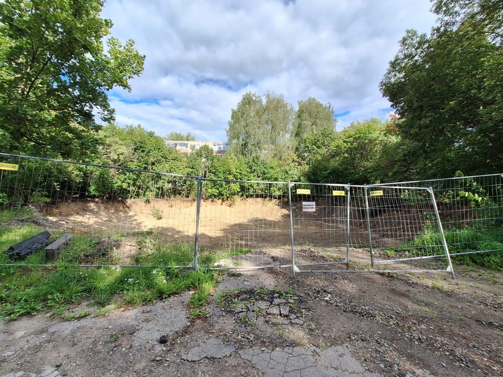 LIDL Erfurto g. (Erfurto g. 58) - Food store - construction photos