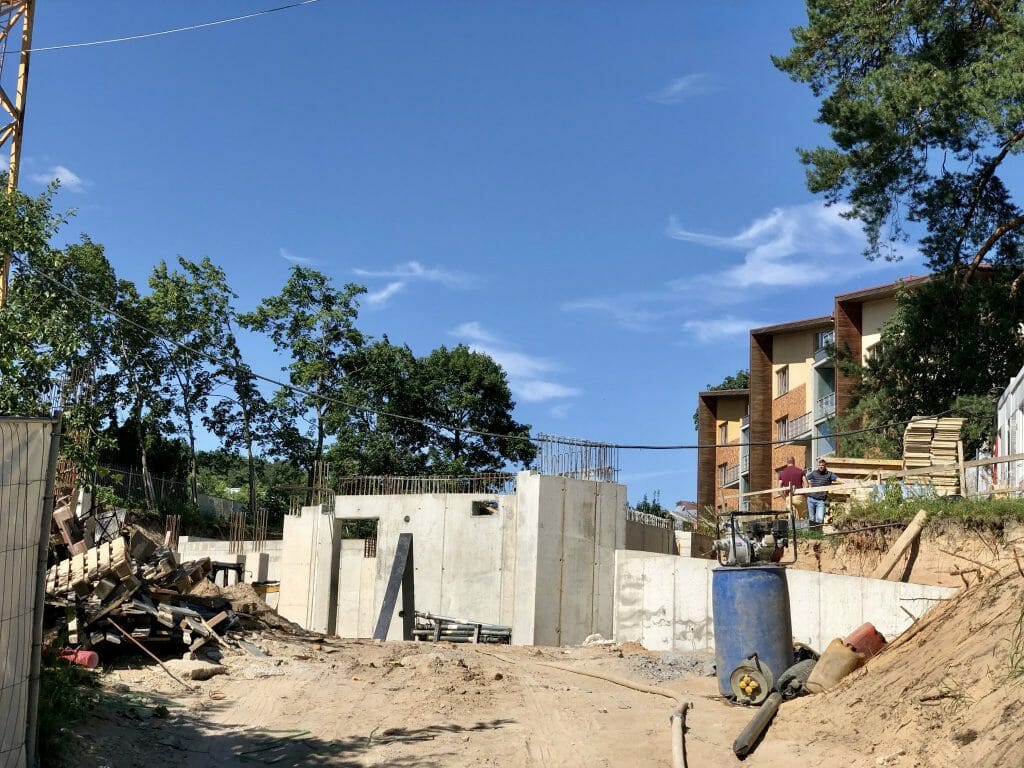 Žvėryno parkas (Latvių g. 55A) - Multi apartment - construction photos