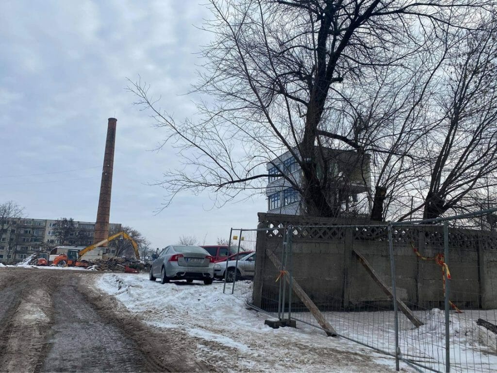 Cyber City 1 etapas (Švitrigailos g. 32) - Office center - construction photos