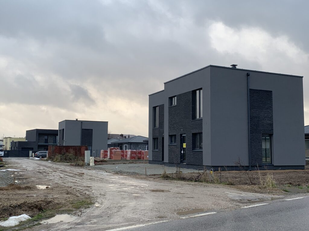 M. ir P. Šalčių g. 45-57 (M. ir P. Šalčių g. 45-57) - Rindu mājas - būvdarbu attēli