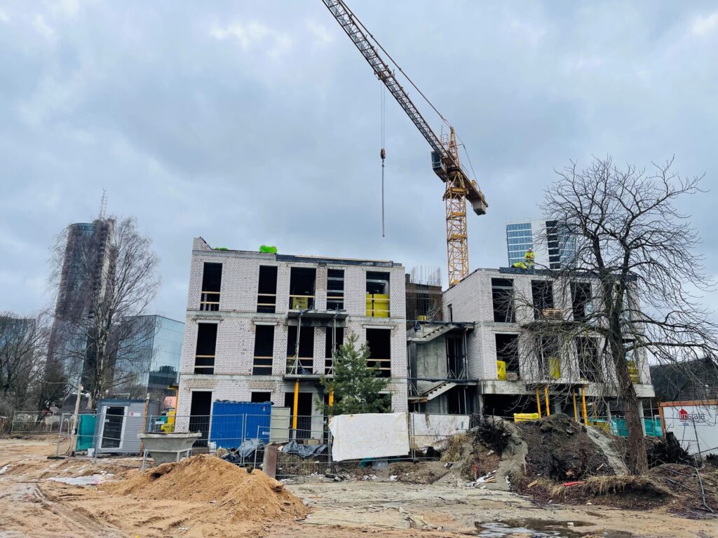 Cozy Life 2 etapas (Kintų g. 5) - Multi apartment - construction photos