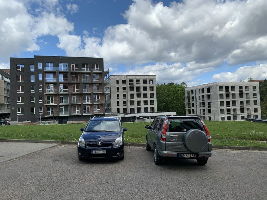 Veikmės Parko namai (Didlaukio g.) - Multi apartment - construction photos