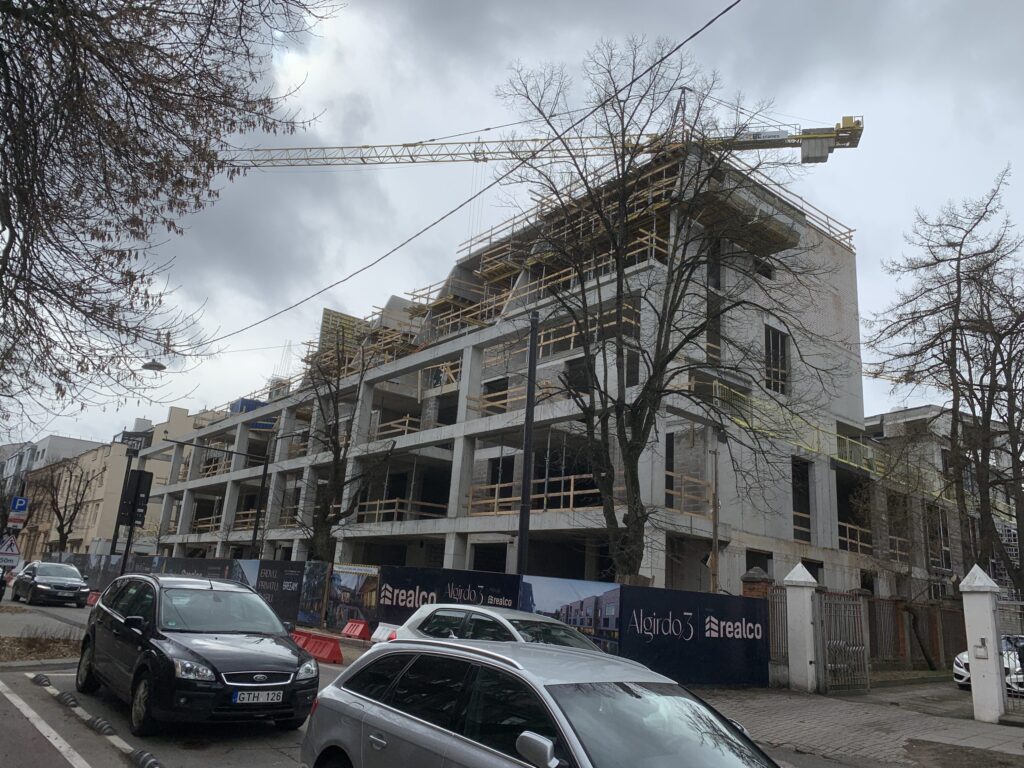 Algirdo 3 (Algirdo g. 3) - Multi apartment - construction photos