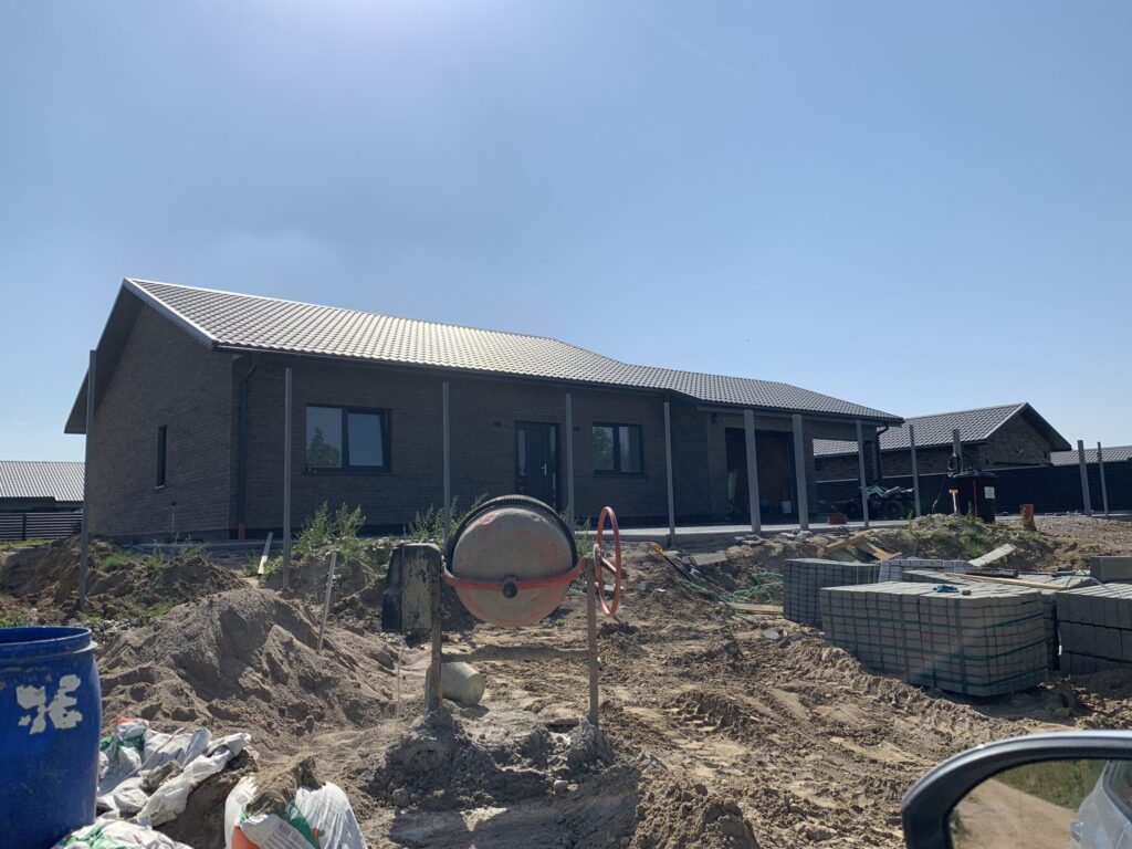 Saulės kalvos (Akacijų g. 1, 2, 3, 4, 5, 6, 7, 8, 9, 10, 11, 12, 13, 14, 15, 16, 17, 18, 19, 20, 21, Jazminų g. 1, 3, 5, 7, 9, 11, 13, 15, 17) - Private house community - construction photos