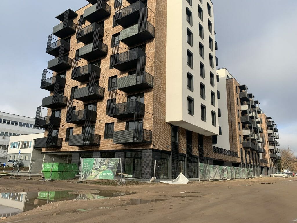 Kernavės aveniu (Kernavės g. 4) - Multi apartment - construction photos