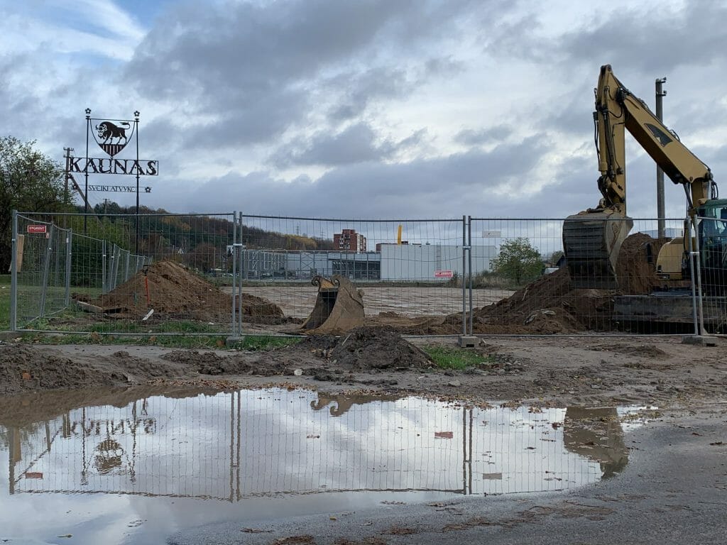 LIDL Ežero g. (Ežero g. 3) - Food store - construction photos