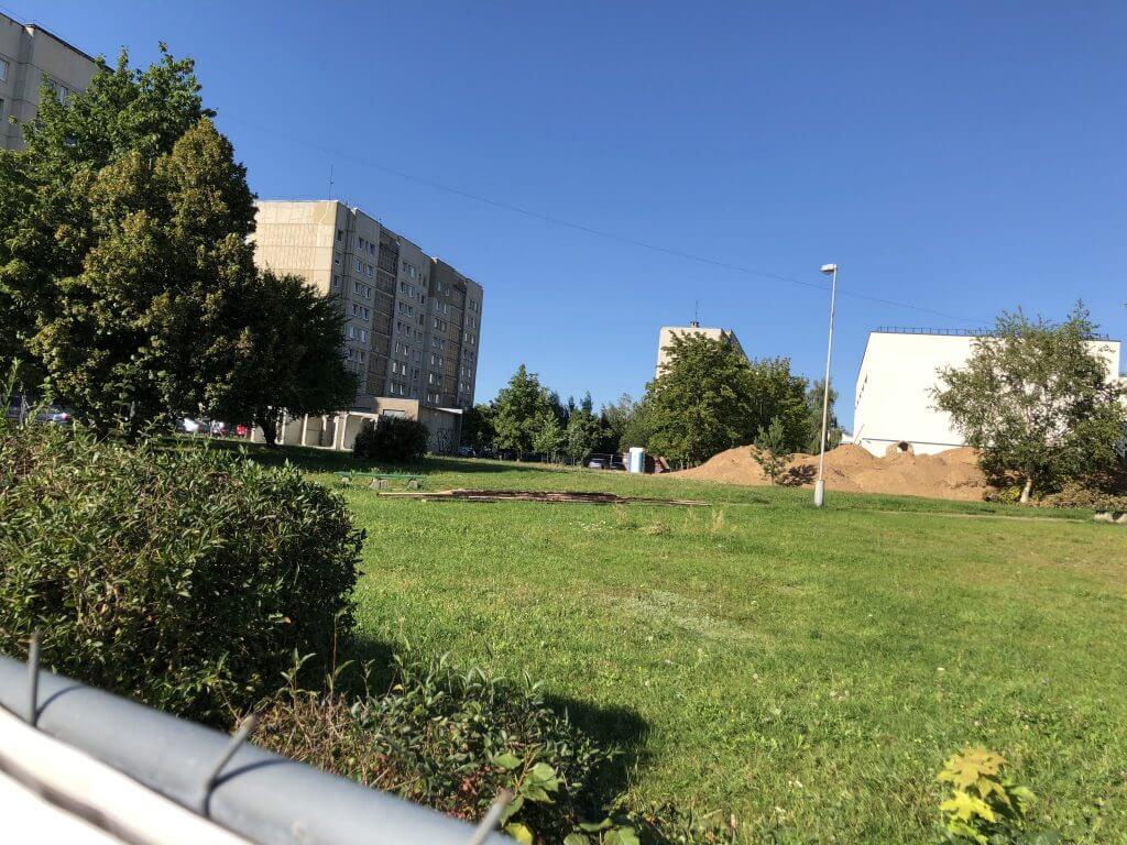 Žemynos progimnazijos sporto salė (Žemynos g. 14) - Sports arena - construction photos