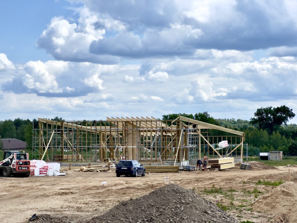 Home plus (Kolektyvo g. 33, 35, 37, 39, 41, 43, 45, 47, 49, 51, 53, 55, 57, 59, 61, 63, 67, 69, 71, 73, 75, 77, 79, 81, Nemėžis) - Private house community - construction photos