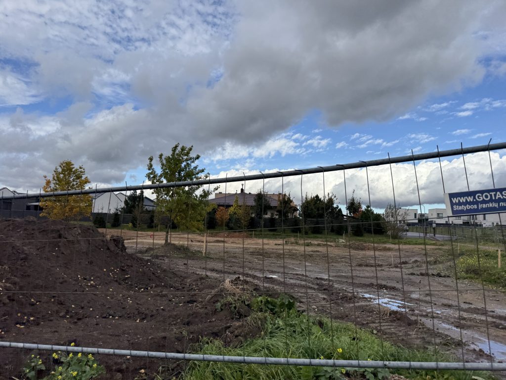 Vijūkų gatvės želdynas (Vijūkų g.) - Park - construction photos