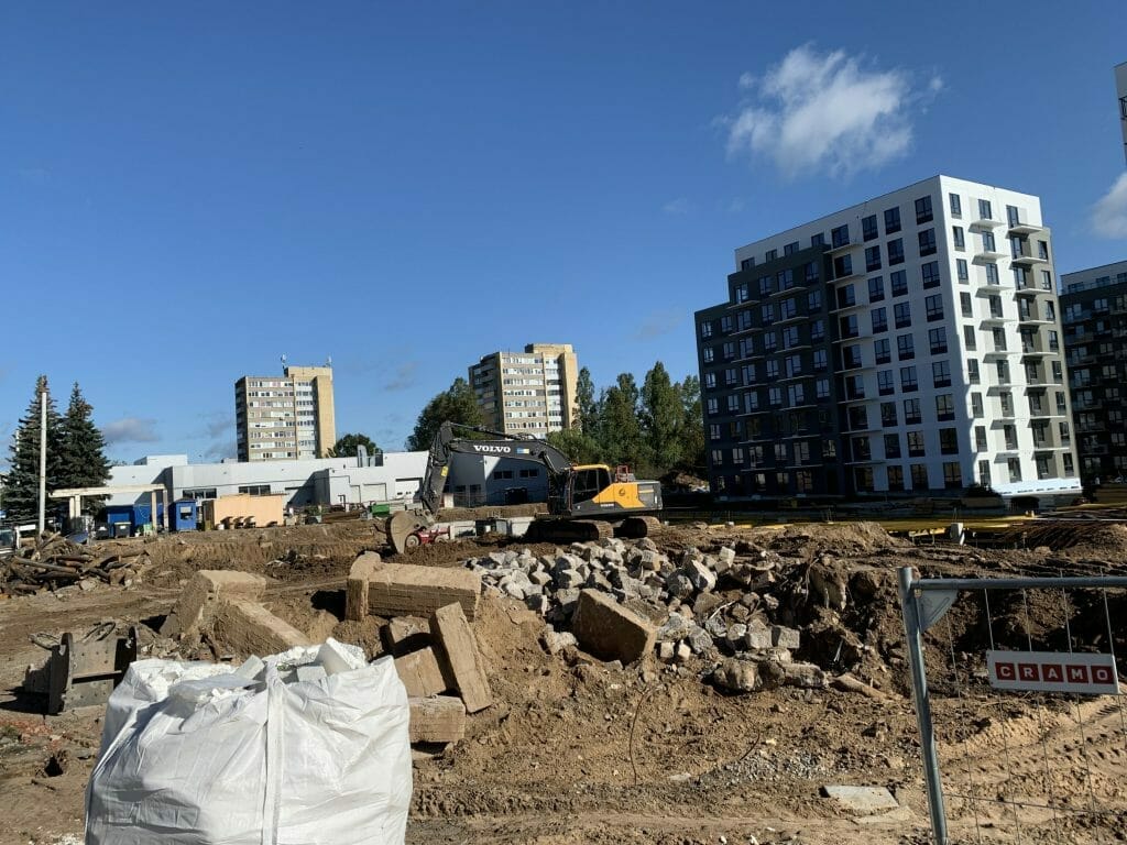 Verkių sodas 3 etapas (Verkių g. 39) - Multi apartment - construction photos