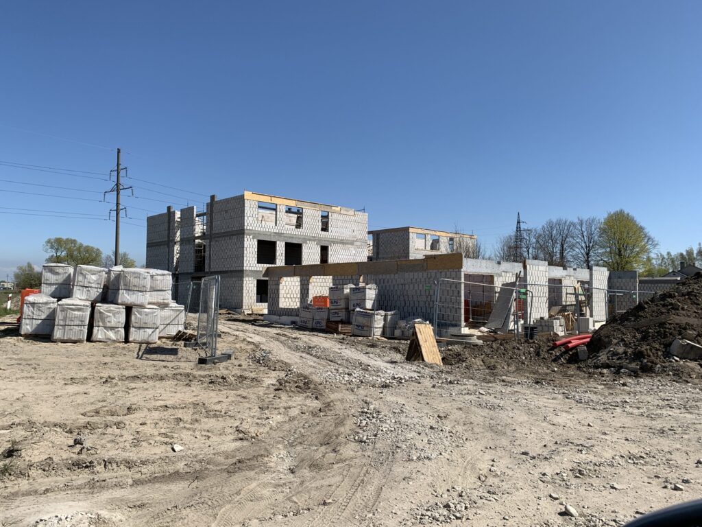 Ąžuolų alėja Paupiuose | 1 etapas (Klemiškės g. 18) - Multi apartment - construction photos