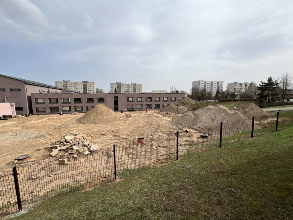 Gabijos gimnazijos sporto aikštynas (Pašilaičių g. 13) - Sports field or court - construction photos