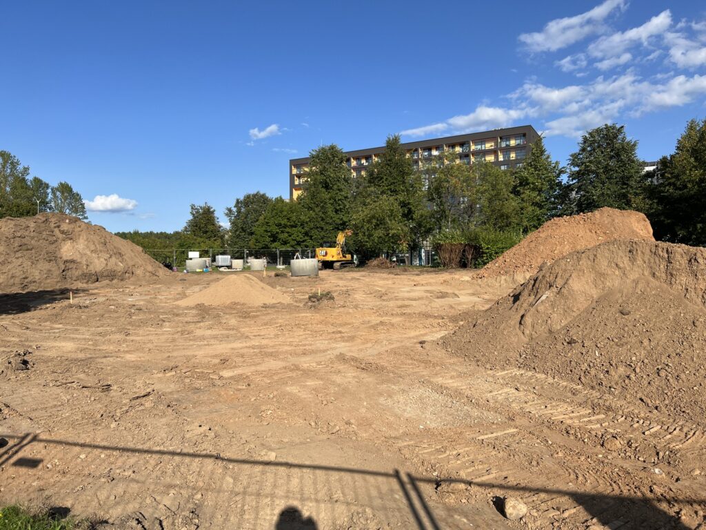 Dviračių kalnelių parkas Viršuliškių g. (Viršuliškių g.) - Extreme sports center - construction photos