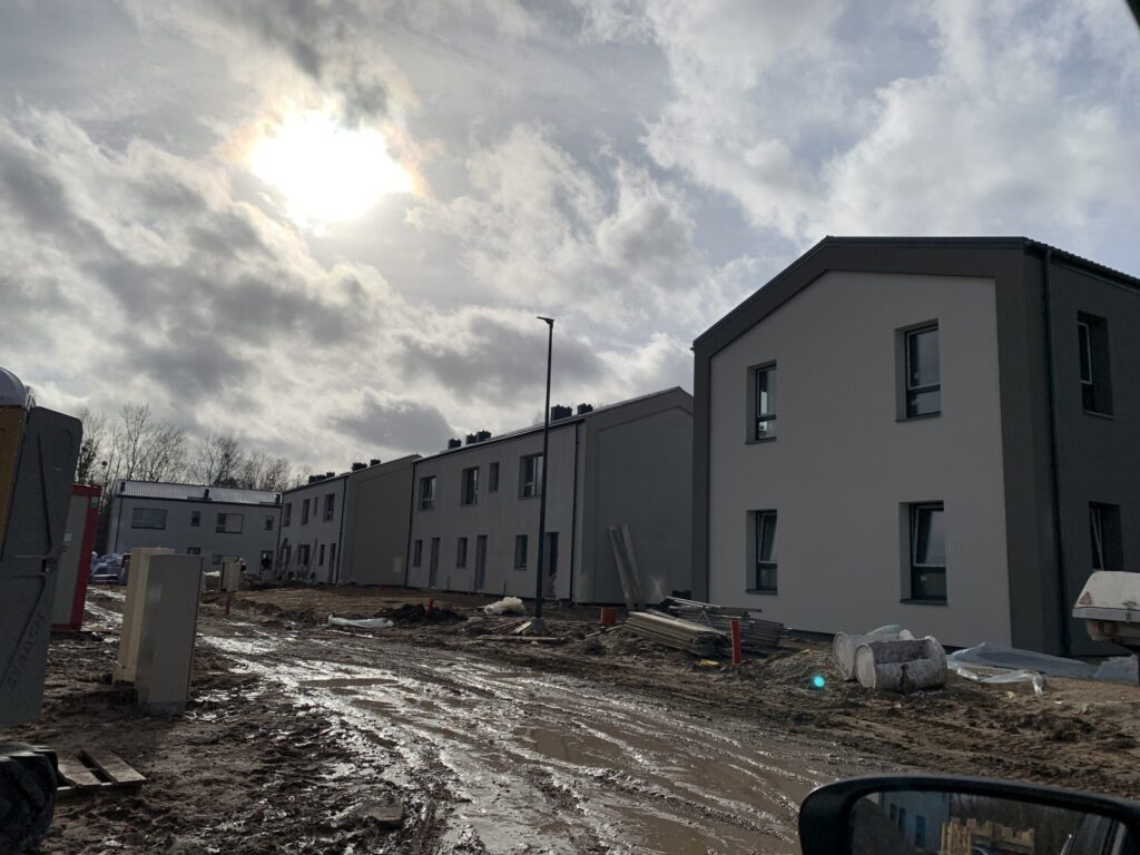 Šilainių miestelis 1 etapas (Alytaus g. 11-67) - Row housing - construction photos