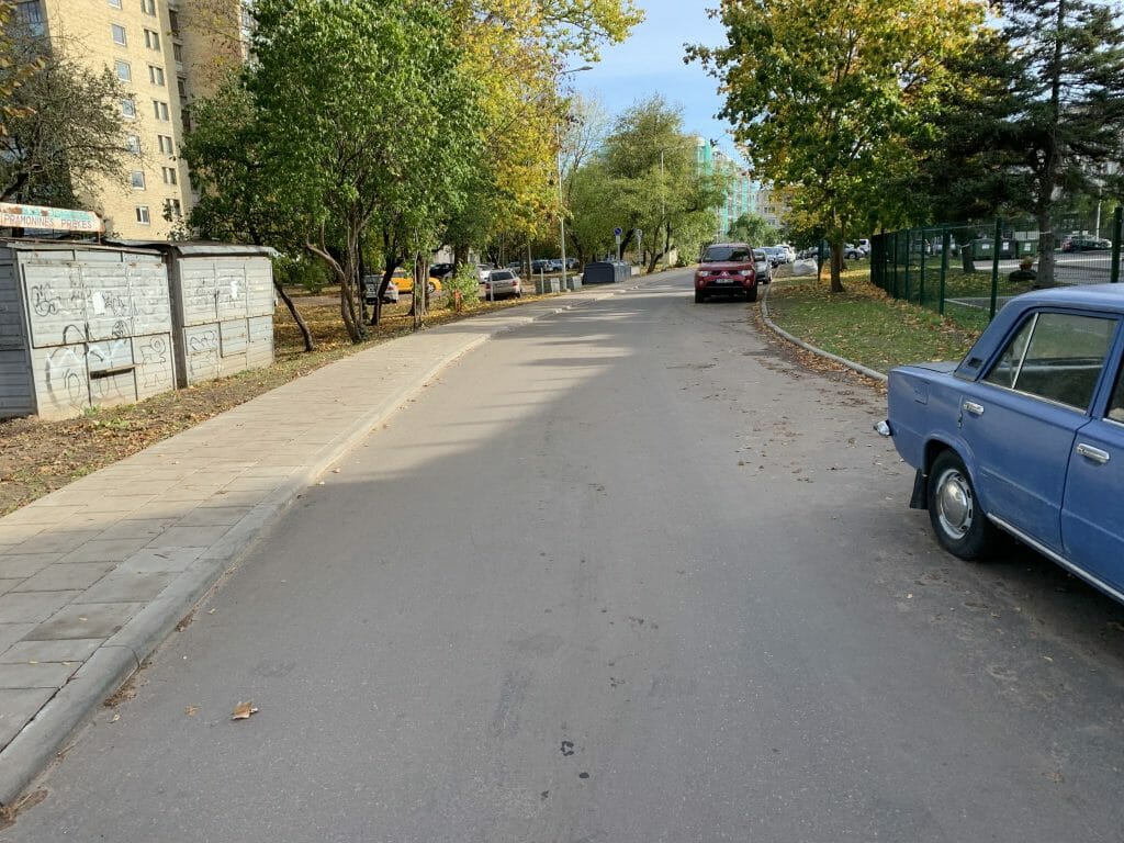 Žirmūnų trikampio modernizavimas (Tuskulėnų g.) - Bike path, Pedestrian path - construction photos