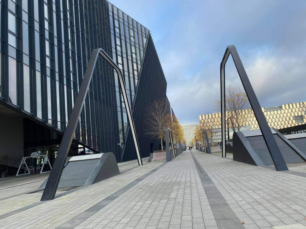 Business Stadium promenada (Rinktinės g. 3) - Square - construction photos