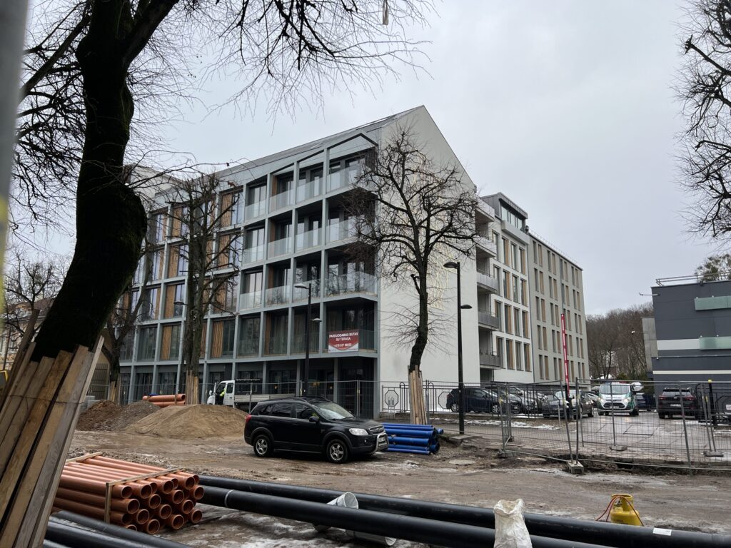 Alėja 18 (Laisvės al. 18) - Multi apartment - construction photos