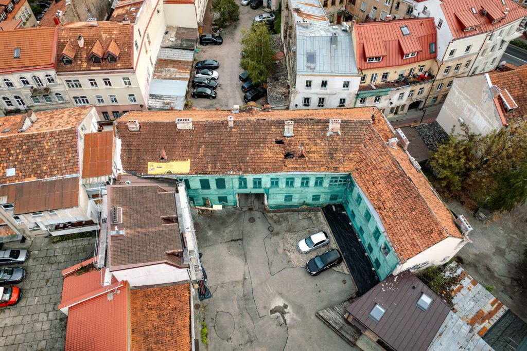 Vilniaus žydų kultūros įstaigų pastatas (Holokausto muziejus) (Žemaitijos g. 4) - Museum - construction photos