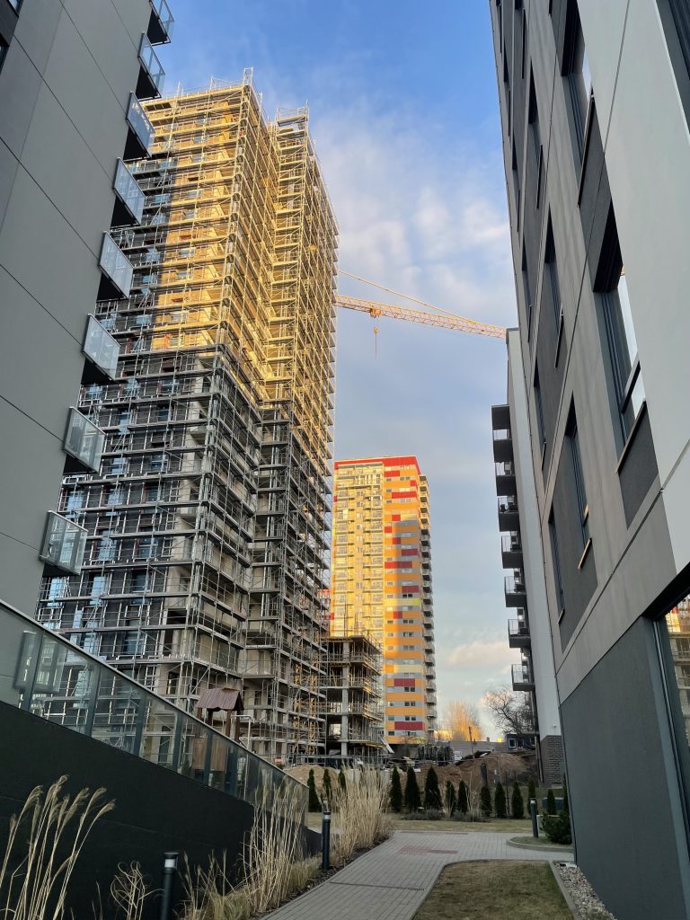 Newton 1 etapas (K1) (Viršuliškių skg. 8) - Multi apartment - construction photos