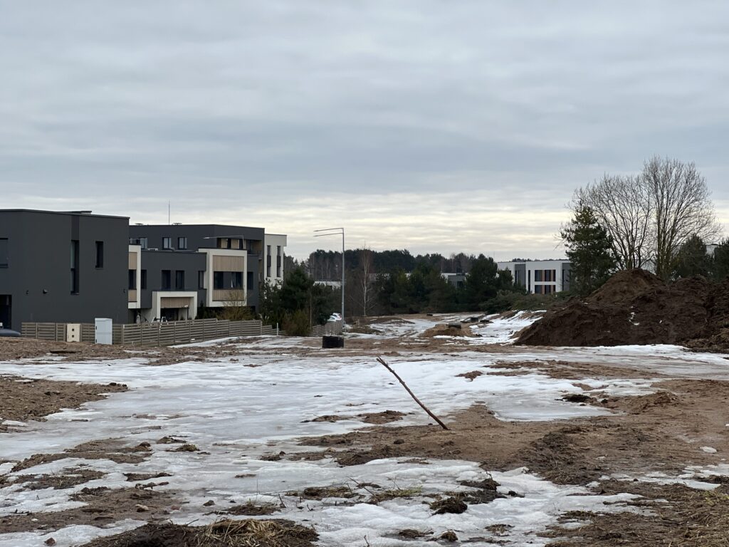 Gilužio g. (Gilužio g.) - Dviračių takas, Gatvė - statybų nuotraukos