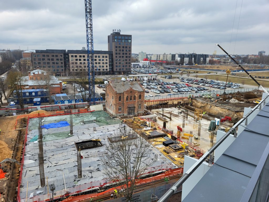 Verde 2. kārta - "C" ēka (Hanzas iela 14F) - Verslo centras - statybų nuotraukos