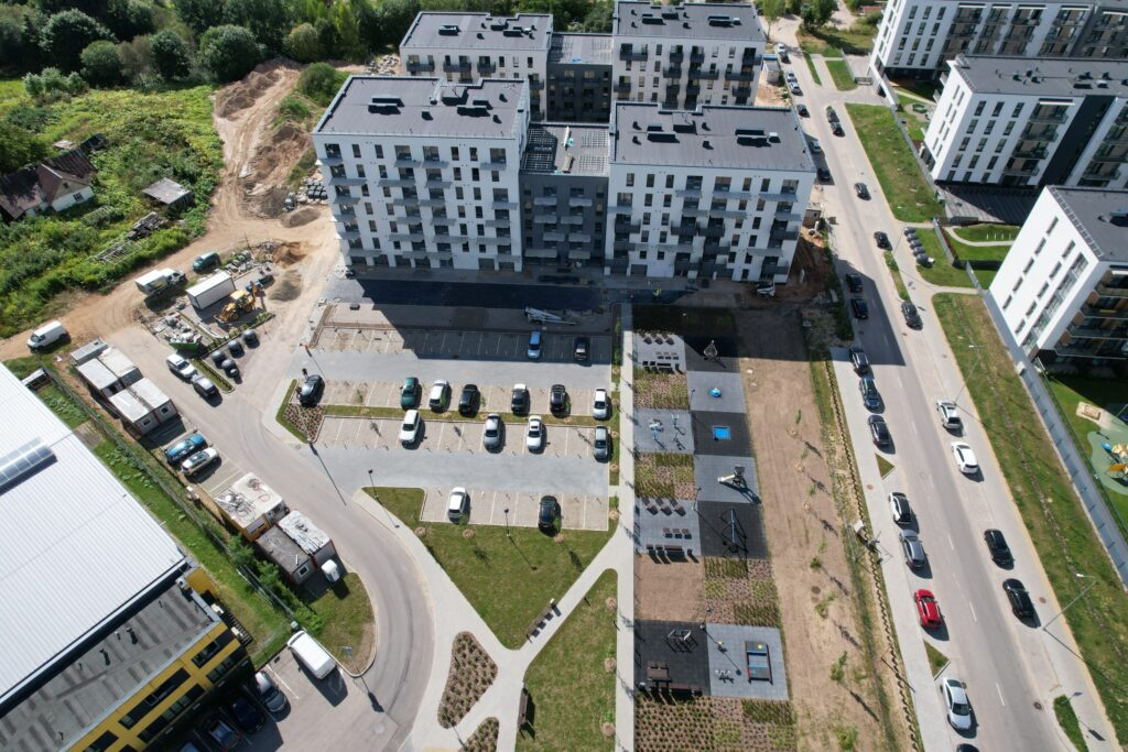 7 vakarai (Budiniškių g. 6, 8) - Multi apartment - construction photos