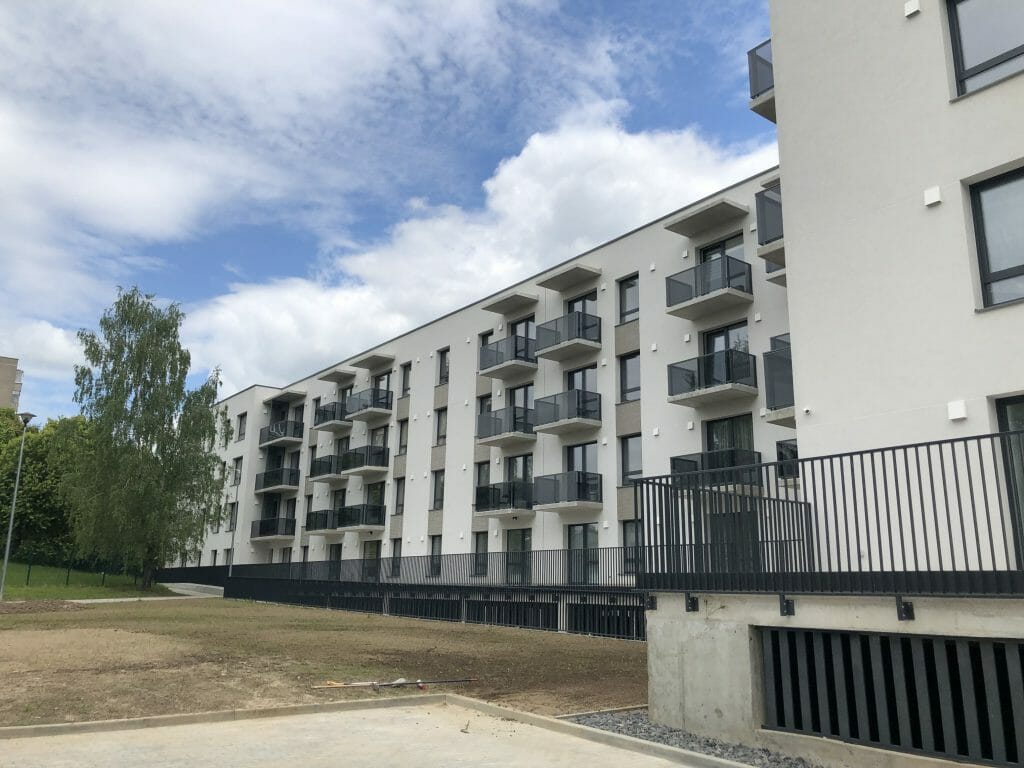Taikos alėja (Taikos g. 157B) - Multi apartment - construction photos