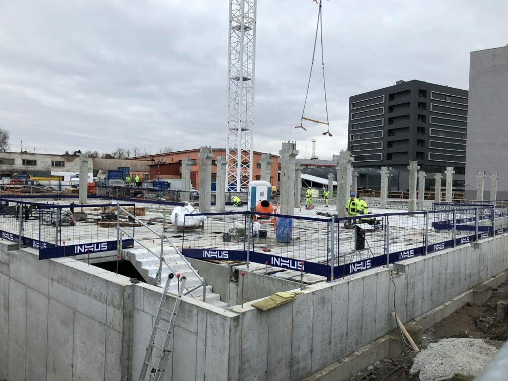 OFFICE 100 by Skraidenis (Panerių g. 49) - Office center - construction photos