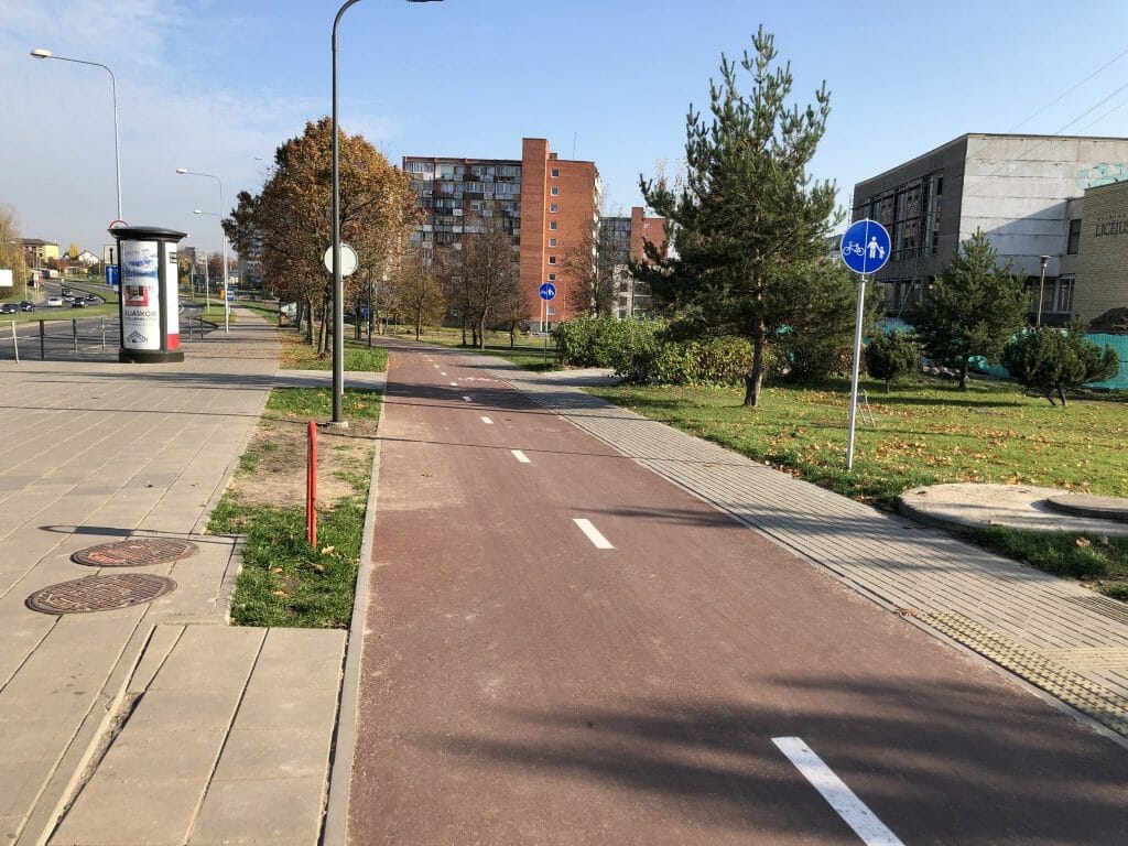 Neries senvagės slėnis (Linkmenų g.) - Bike path, Park - construction photos