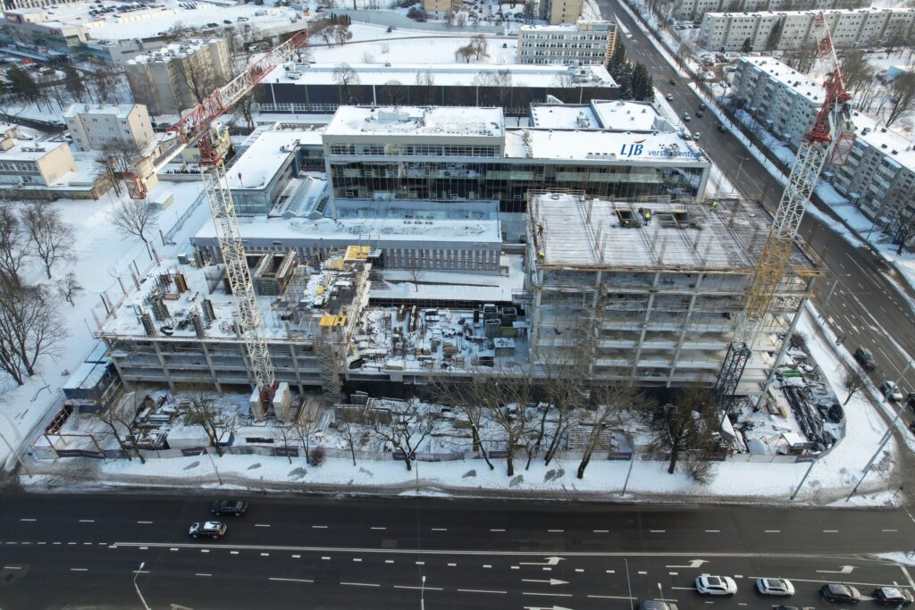 S28 (Savanorių pr. 28) - Office center - construction photos