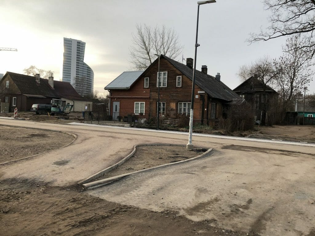 Giedraičių ir S. Fino g. (Giedraičių g.) - Bike path, Street - construction photos