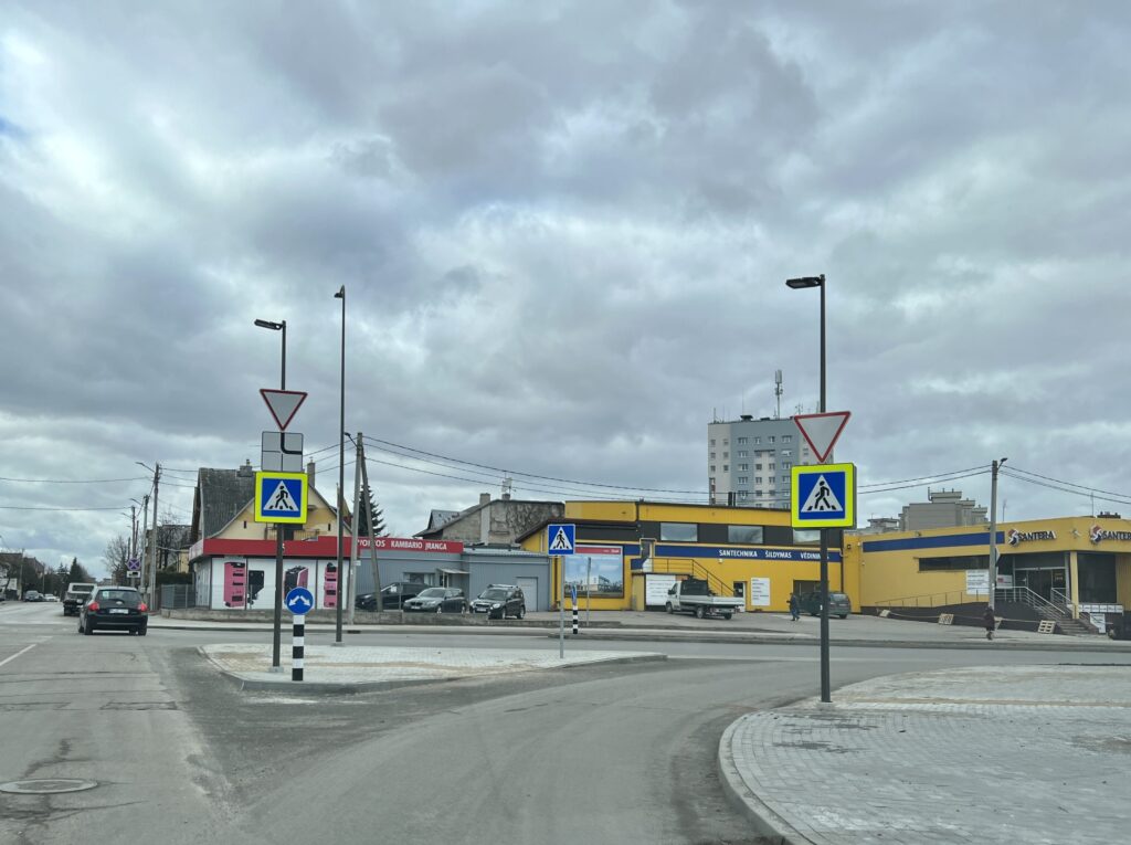 S. Žukausko ir P. Lukšio gatvės (S. Žukausko g., P. Lukšio g.) - Bike path, Street - construction photos