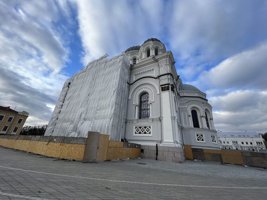 Kauno Soboro rekonstrukcija (Nepriklausomybės a. 14) - House of worship - construction photos