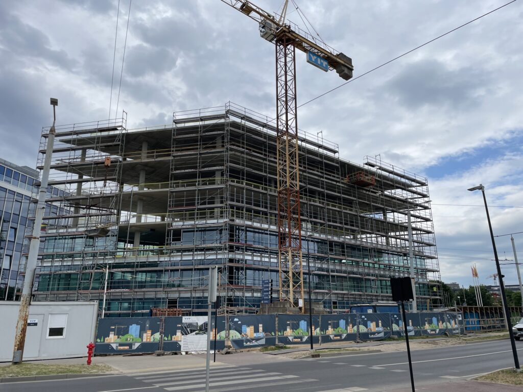 Sporto 16 (Sporto g. 16) - Office center - construction photos