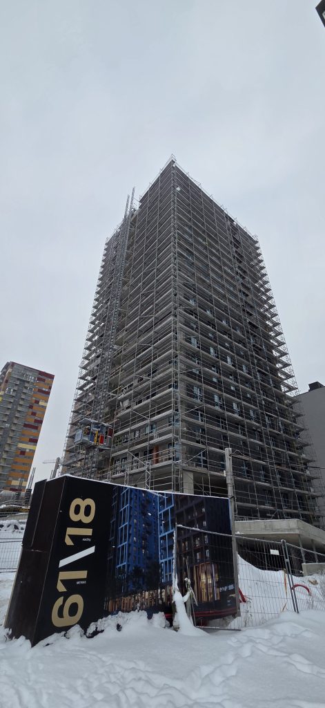 Newton 1 etapas (K1) (Viršuliškių skg. 8) - Multi apartment - construction photos