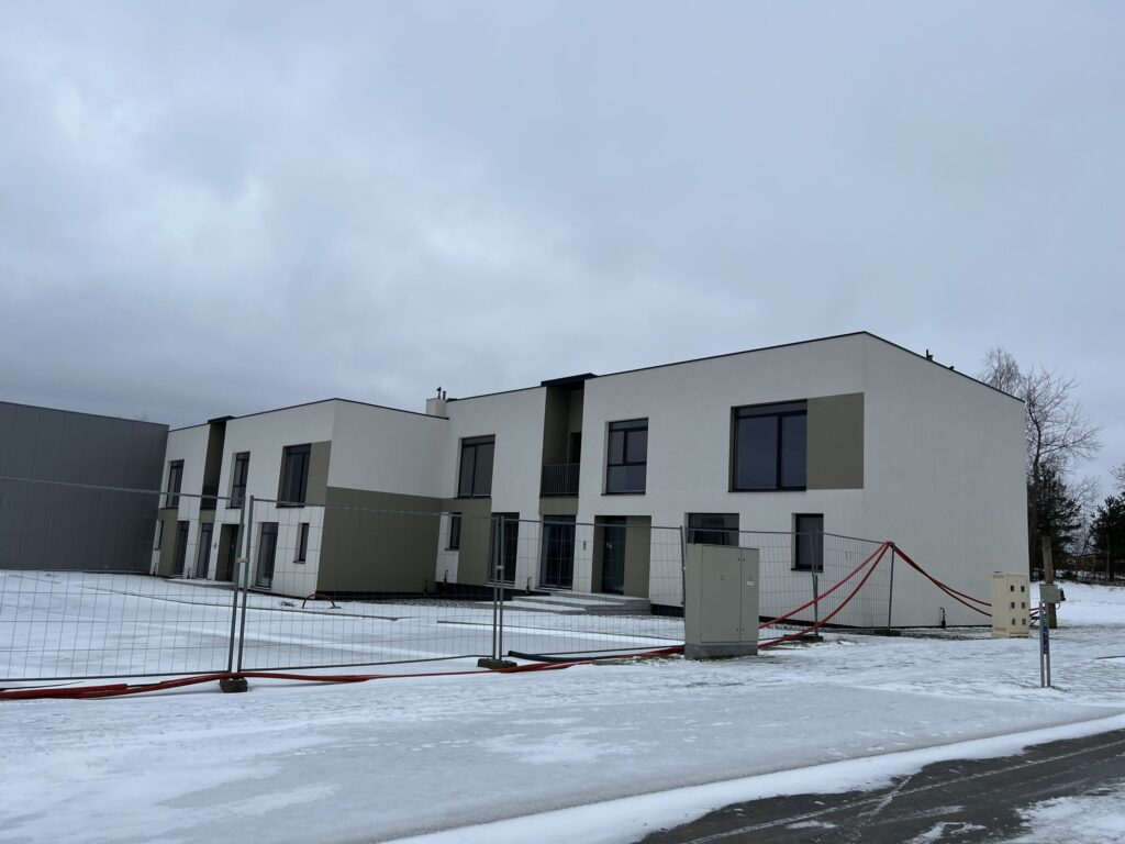 Pilaitės namai (Tilžės g. 47, 53, 55, 57, 59, 60, 61, 63, 65, 67, Gumbinės g. 8, 12, 14, Virbalio g. 4, Tolminkiemio g. 50) - Rindu mājas - būvdarbu attēli