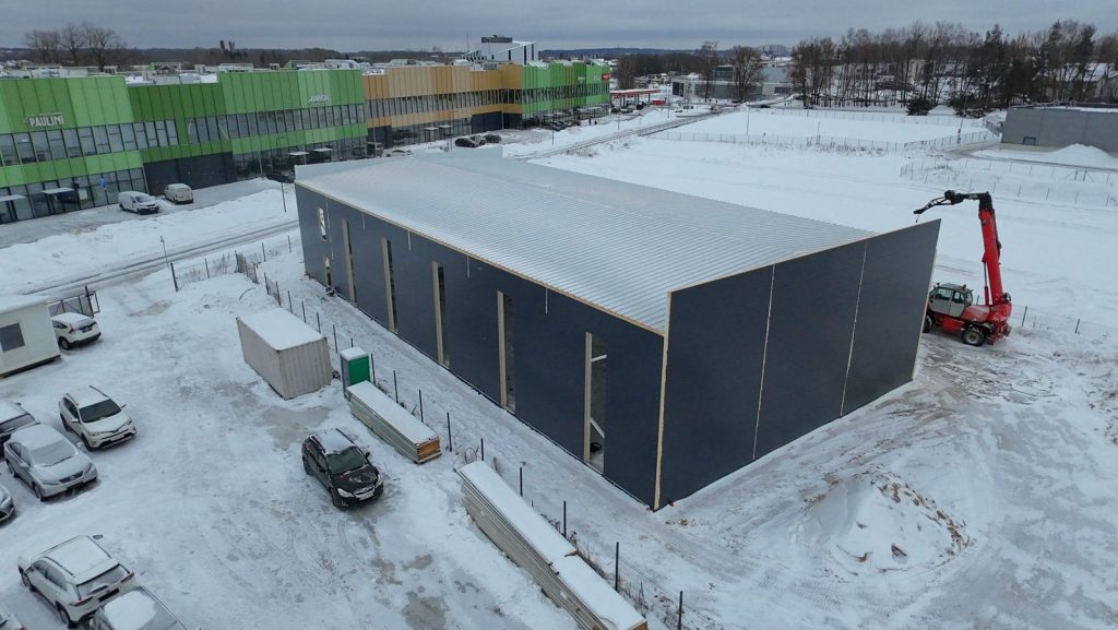 Ožiarūčių g. 8 (Ožiarūčių g. 8) - Ne maisto parduotuvė, Sandėlys / Platinimo centras - statybų nuotraukos