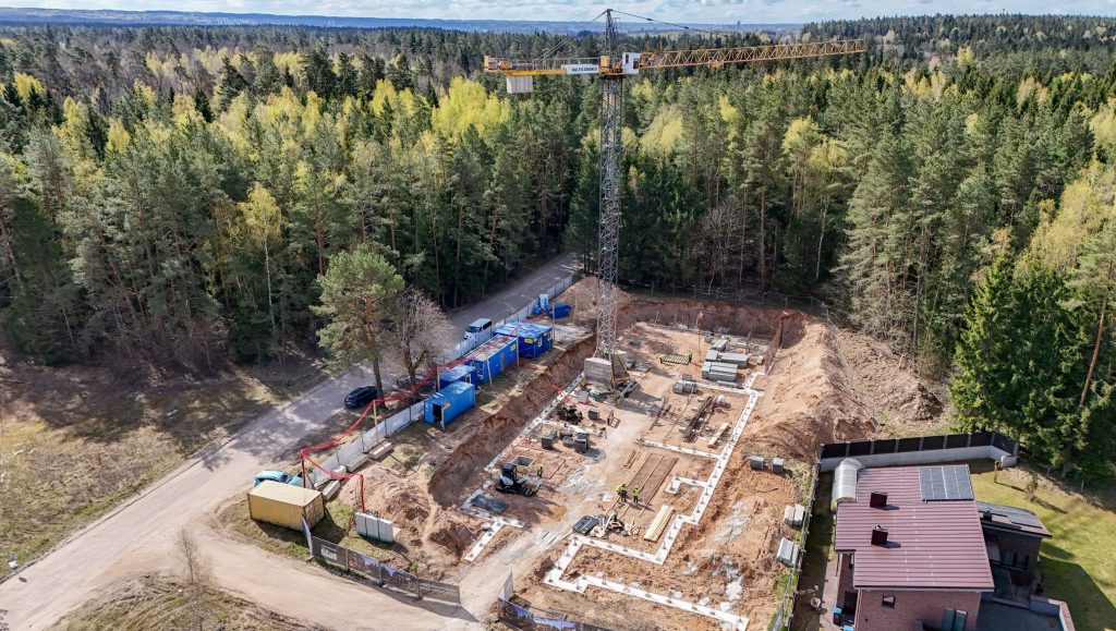 Santariškių ŠILAS (Santariškių g. 60) - Daugiabutis - statybų nuotraukos